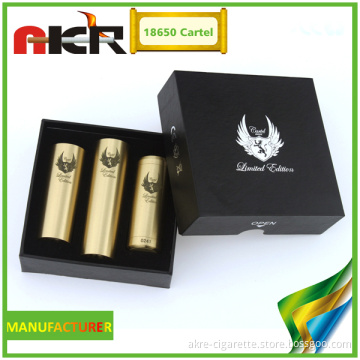 2014 Hot Selling E Cigarette Vaporizer Mechanical Mod Three Tubes Cooper Cartel Mod